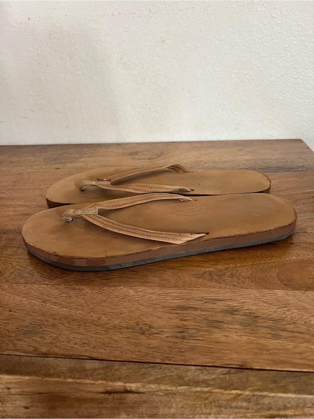 Rainbow Womens Leather Sandals  Size 11 - Picture 6 of 11